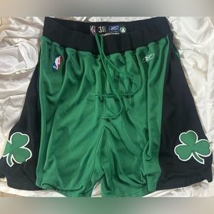 Throwback authentic Boston Celtics alternate game shorts VERY RARE